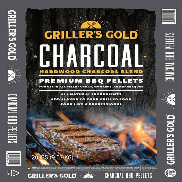 Grillers Gold BBQ WD PELLET CHRCL 20LB GGCC20